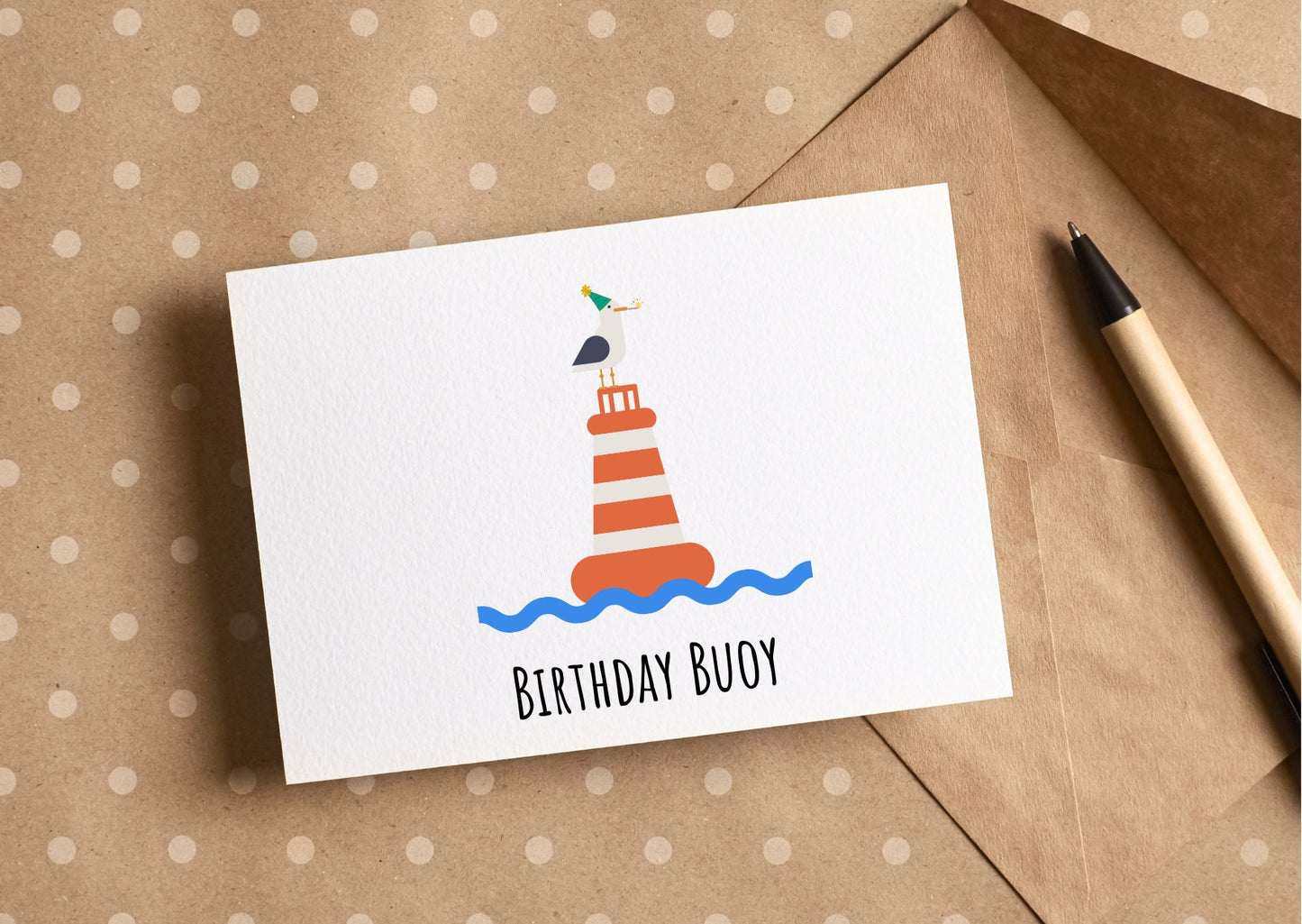 Birthday buoy card