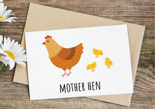 Mother Hen mother's day card