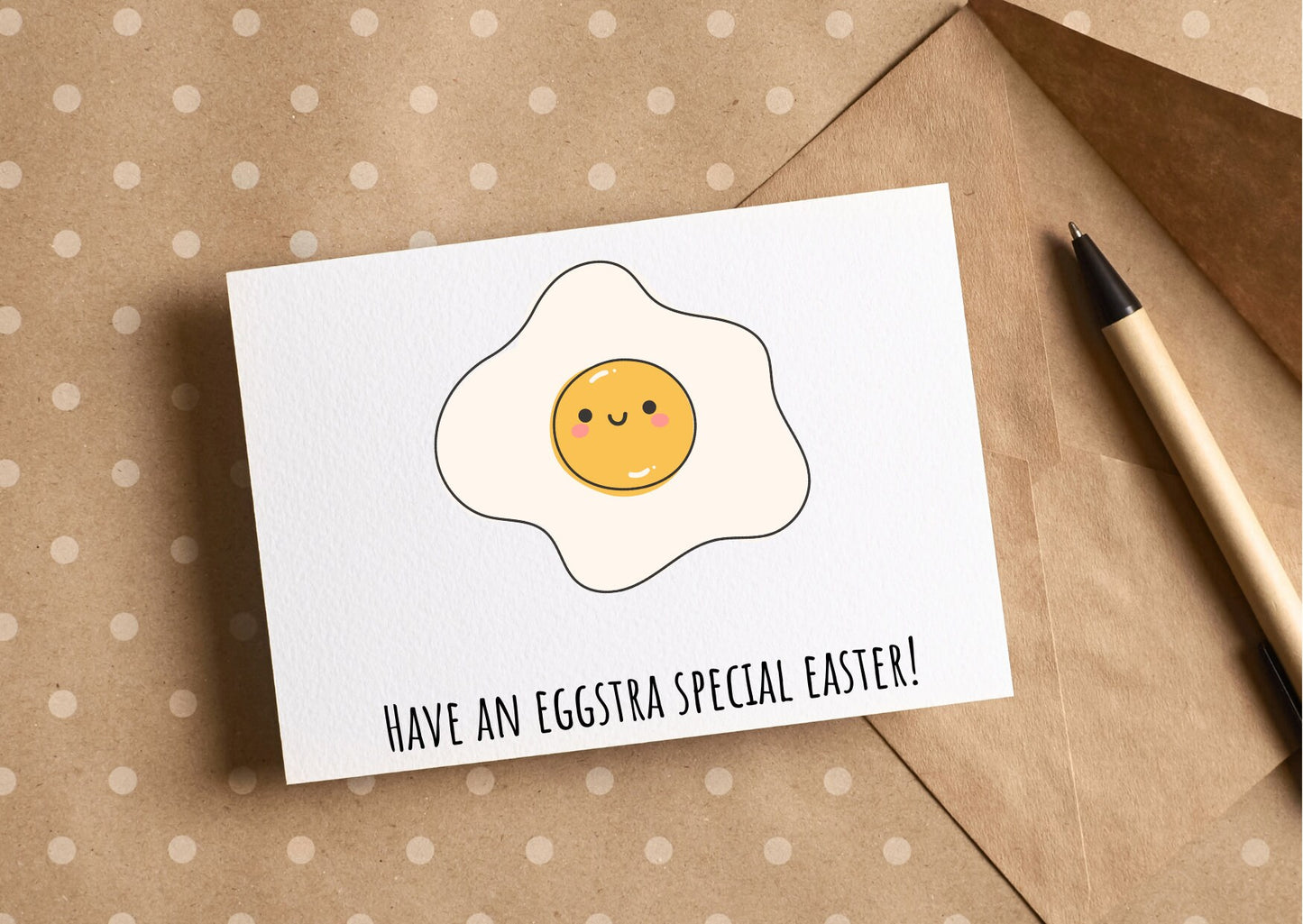 Eggstra special Easter, Easter card