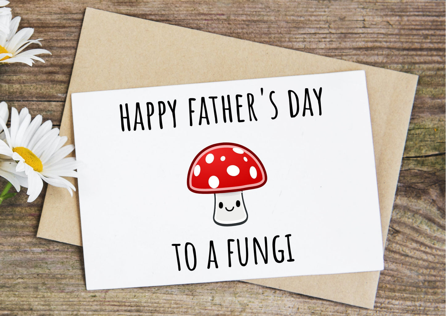 Fungi Father's Day card