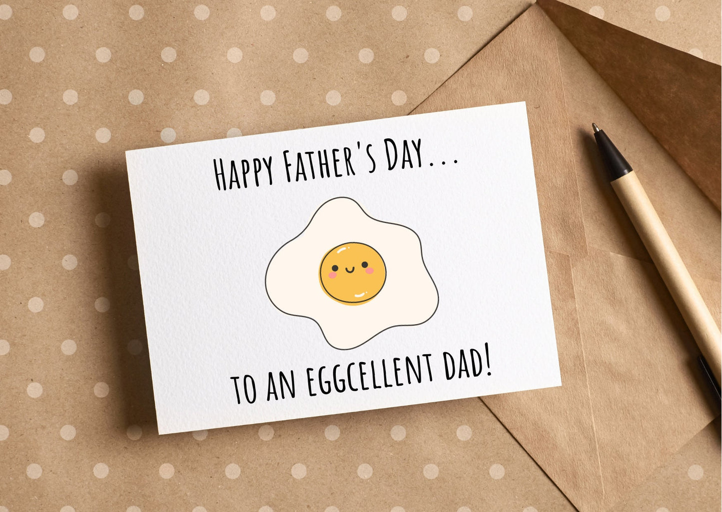 Eggcellent Dad Father's Day card