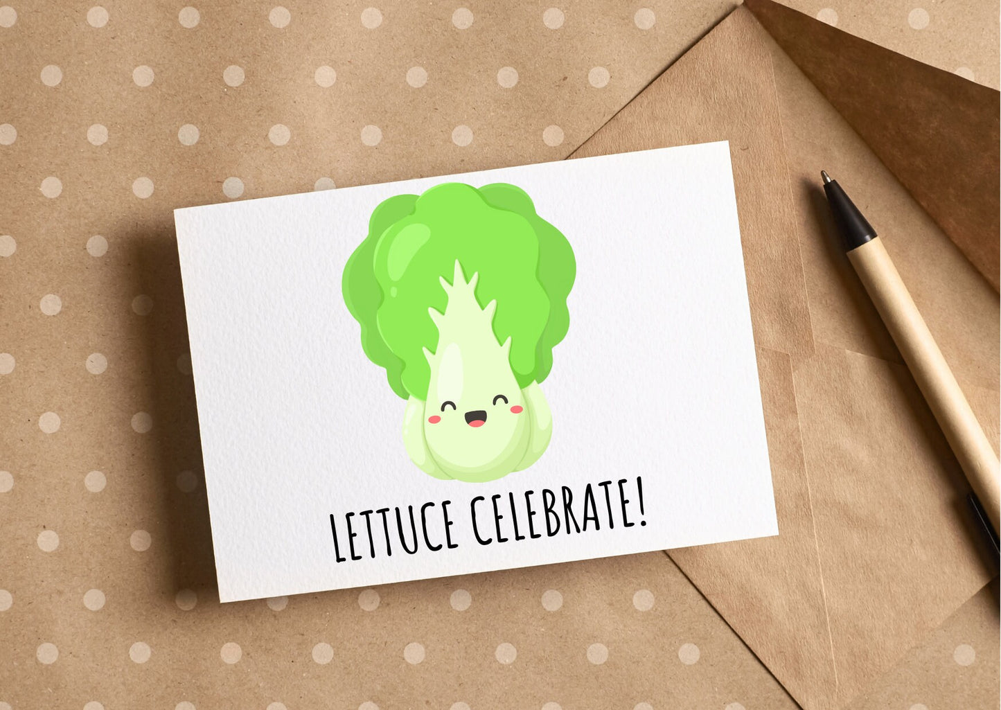 Lettuce celebrate card