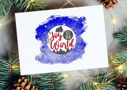 Joy to the World, Christmas card